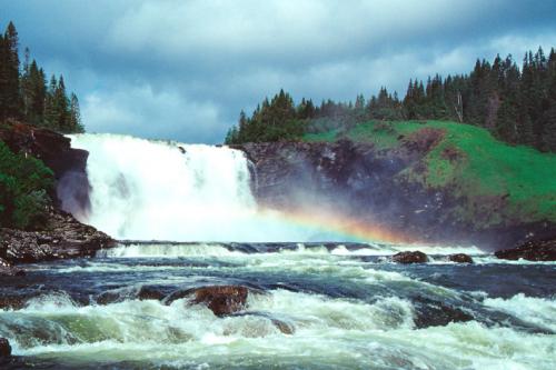 Tannforsen waterfall